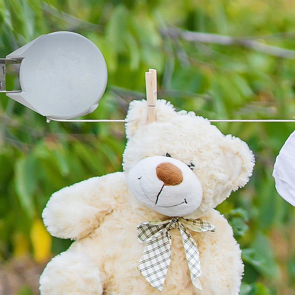 Randy & Travis Machinery Retractable Clothesline Hang Line 20 Ft Retracts Automatically Clothes Airers