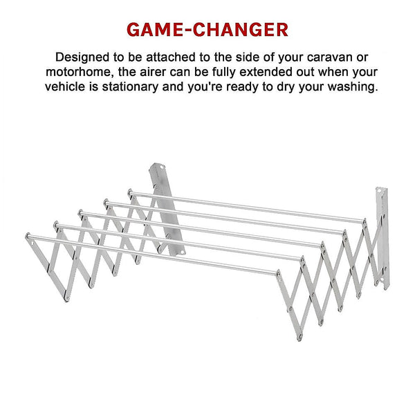 Randy & Travis Machinery Clothes Airer Pull Out Expander Line Rv Laundry Accessories Clothes Airers