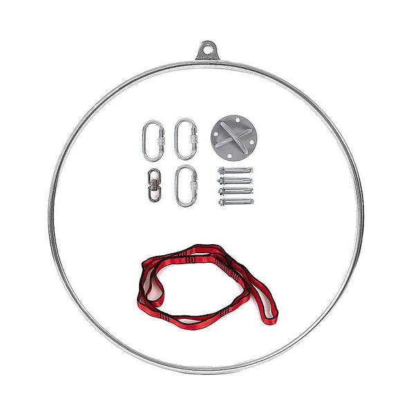 Randy & Travis Machinery Aerial Yoga Hoop 90Cm Lyra Circus Single Point Ring Set Yoga Props