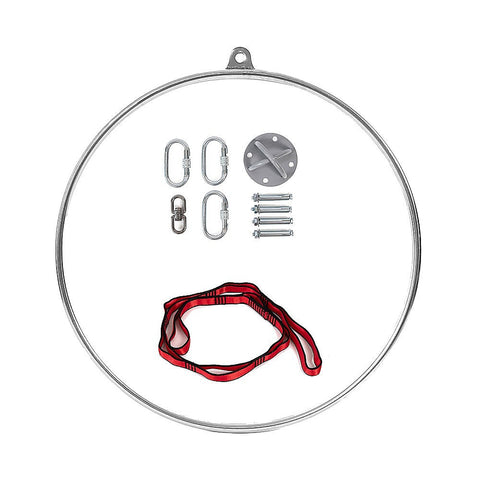 Randy & Travis Machinery Aerial Yoga Hoop 90Cm Lyra Circus Single Point Ring Set Yoga Props