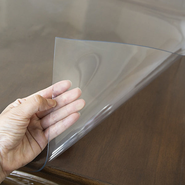 Brienz Pvc Tablecloth Protector 107X213.4Cm Clear Plastic Cloth Cover Transparent Table Cloths