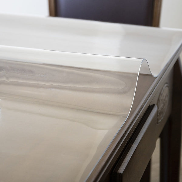 Brienz Pvc Tablecloth Protector 107X213.4Cm Clear Plastic Cloth Cover Transparent Table Cloths