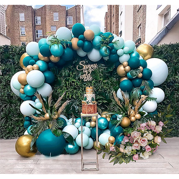 Randy & Travis Machinery 3M Gold Wedding Hoop Round Circle Arch Backdrop Flower Display Stand Frame Background Party Decorations