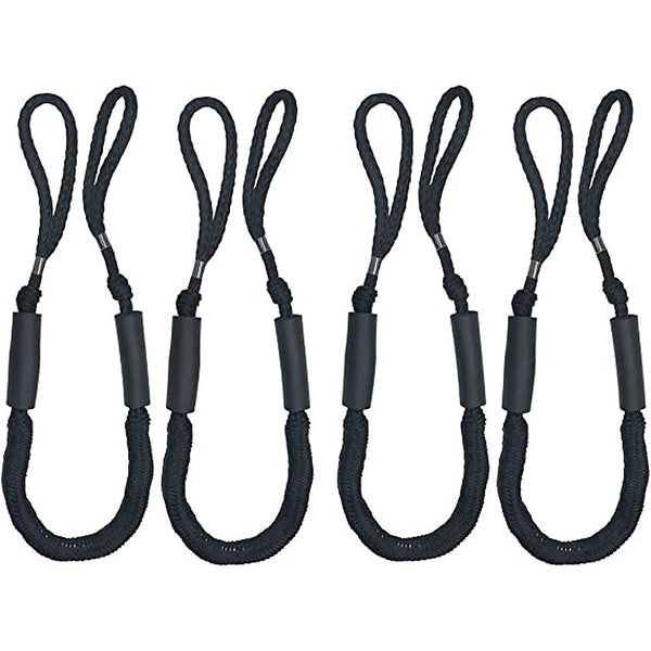 Randy & Travis Machinery 4 Pack Marine Dock Line Boat Mooring Rope Anchor Cord Stretch Other Safety Equipment