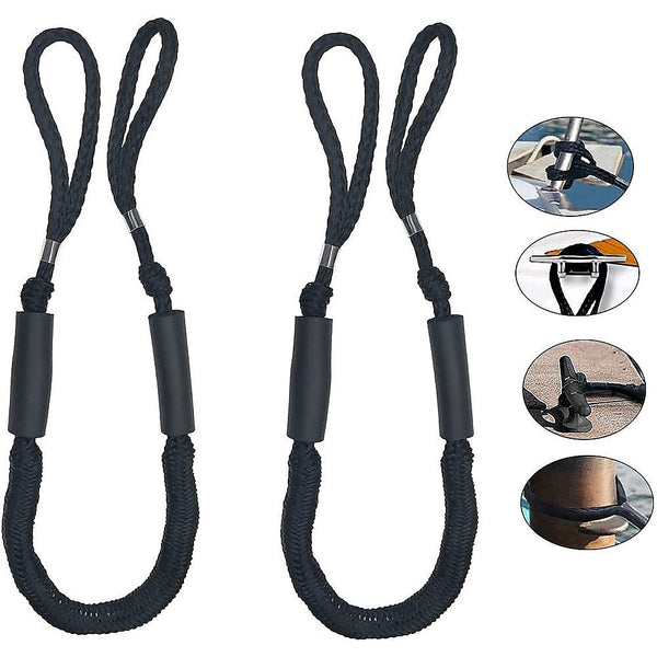Randy & Travis Machinery 4 Pack Marine Dock Line Boat Mooring Rope Anchor Cord Stretch Other Safety Equipment
