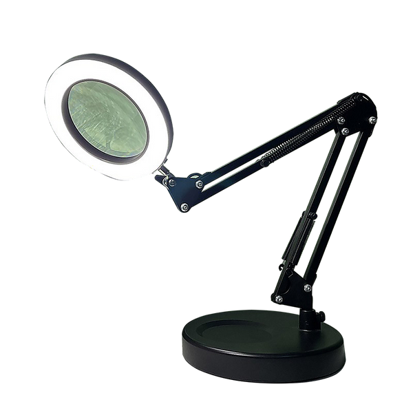 Veile Studios 10X Magnifying Glass Desk Light Magnifier Led Lamp Reading With Base Jewellery Loupes & Magnifiers