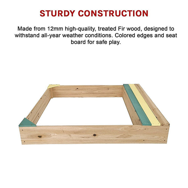 Brienz Kids Backyard Sandbox Children Outdoor Play Toy Sandpit Sandpit Toys