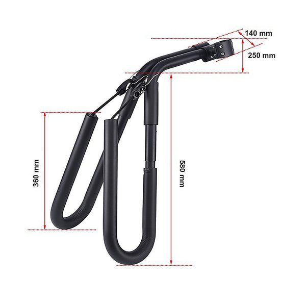 Bariloche Surfboard Skimboard Bicycle Bike Rack Carrier Other Surfing