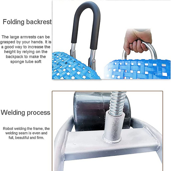 Gardening Seat Portable Height Folding Stool Kneeling Pad Garden Kneelers & Seats