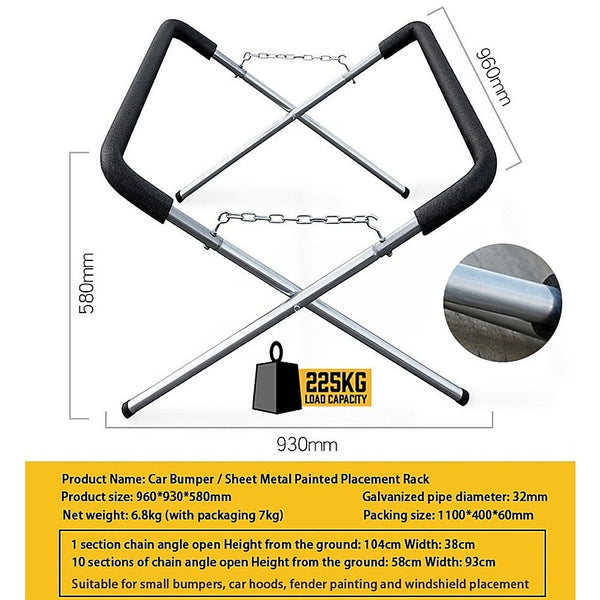 Randy & Travis Machinery Fender Work Bench Panel Stand Curved Legs Repair Beating Spray Painting Other Shop Equipment