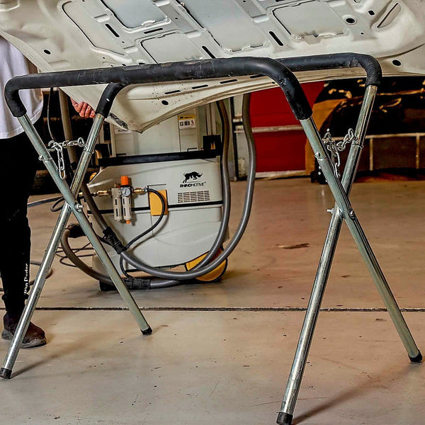 Randy & Travis Machinery Fender Work Bench Panel Stand Curved Legs Repair Beating Spray Painting Other Shop Equipment
