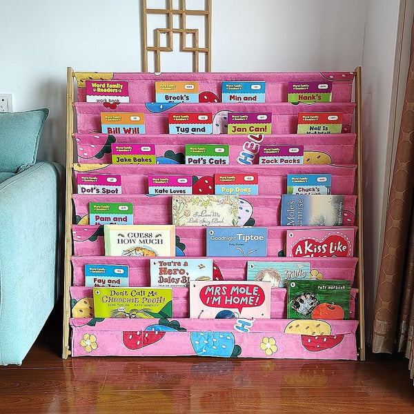 Randy & Travis Machinery Children's Bookshelf Bookcase Magazine Rack Home Storage Kids Bookshelves