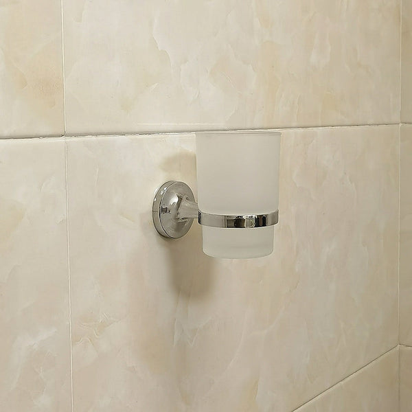 Della Francesca Bathroom Accessories Set 6 Piece Pack Chrome Wall Mounted Easy Fittings Towel Racks