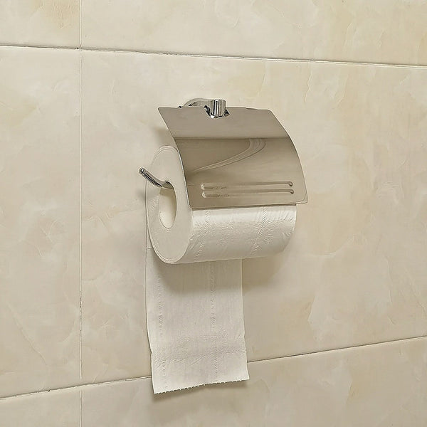 Della Francesca Bathroom Accessories Set 6 Piece Pack Chrome Wall Mounted Easy Fittings Towel Racks