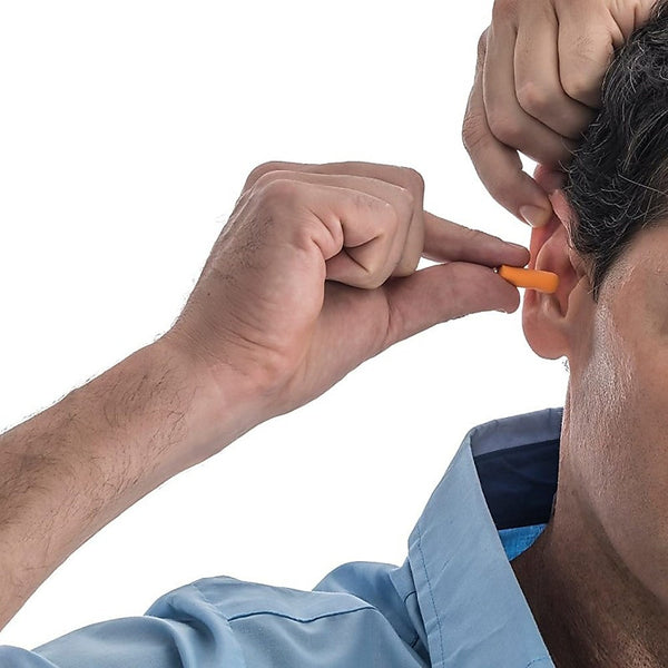 Randy & Travis Machinery Foam Disposable 200 Pairs Noise Cancelling Plane Sleep Snoring Ear Plugs