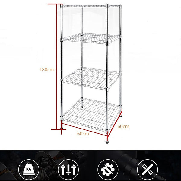 Palermo Modular Wire Storage Shelf 600 X 1800Mm Steel Shelving Tool Shelving & Racking Systems