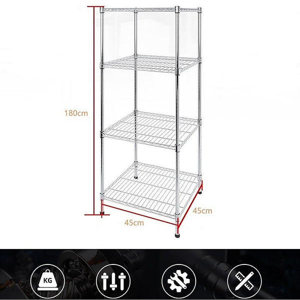 Palermo Modular Wire Storage Shelf 450 X 1800Mm Steel Shelving Tool Shelving & Racking Systems