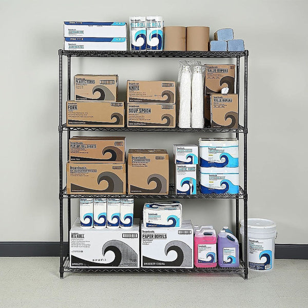 Palermo Modular Wire Storage Shelf 600 1800Mm Steel Shelving Tool Shelving & Racking Systems