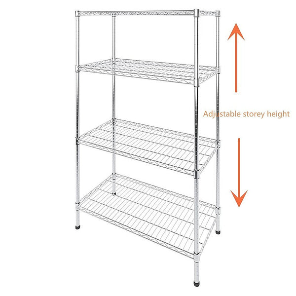 Palermo Modular Wire Storage Shelf 900 X 450 1800Mm Steel Shelving Tool Shelving & Racking Systems