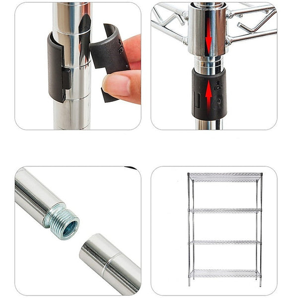 Palermo Modular Wire Storage Shelf 900 X 450 1800Mm Steel Shelving Tool Shelving & Racking Systems