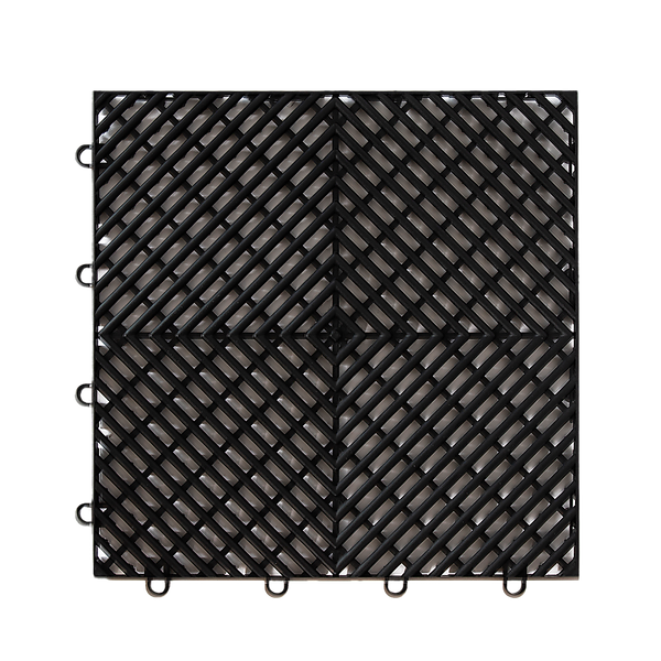 Randy & Travis Machinery Vented Garage Floor Tiles | Snow Water Drainage 30X30cm Floor & Wall Tiles