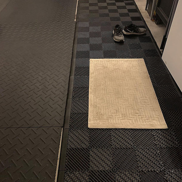 Randy & Travis Machinery Vented Garage Floor Tiles | Snow Water Drainage 30X30cm Floor & Wall Tiles