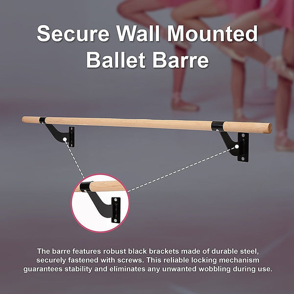 Randy & Travis Machinery Wall Mounted Ballet Barre Ballet Barres