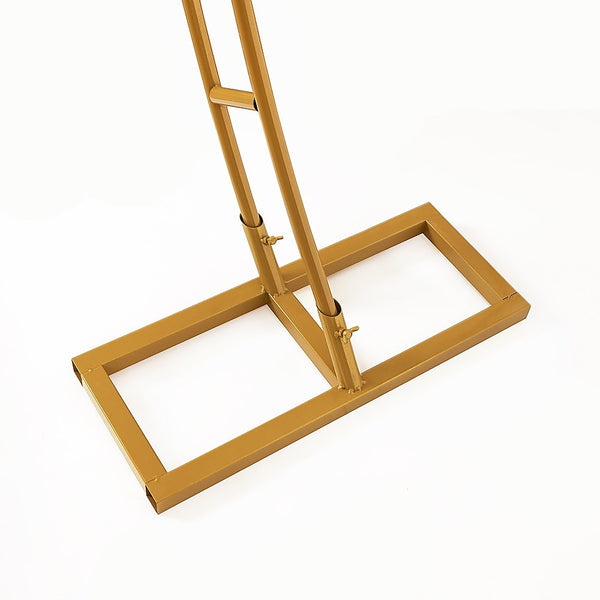 Randy & Travis Machinery 260Cm Gold Metal Wedding Arch Round Balloon Birthday Party Venue Decorations