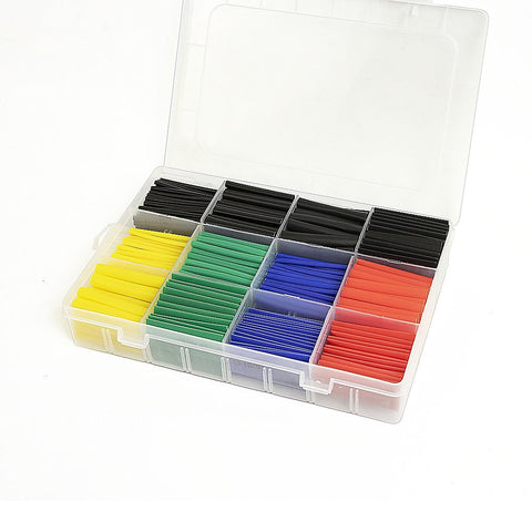 Randy & Travis Machinery 630Pc Set Mixed Heat Shring Solder Seal Butt Wire Connectors Tubing Sleeving Electrical Wire