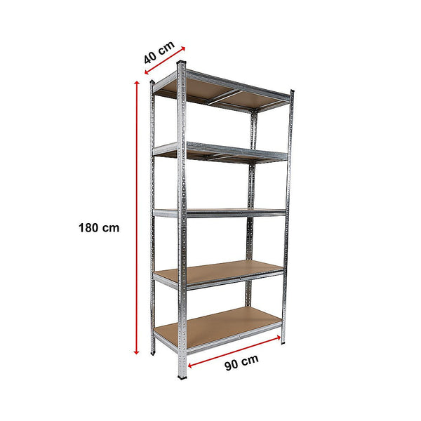 Randy & Travis Machinery 2 X 1.8M Garage Shelving Warehouse Rack Storage Shelves Pallet Racking Other Tool Storage