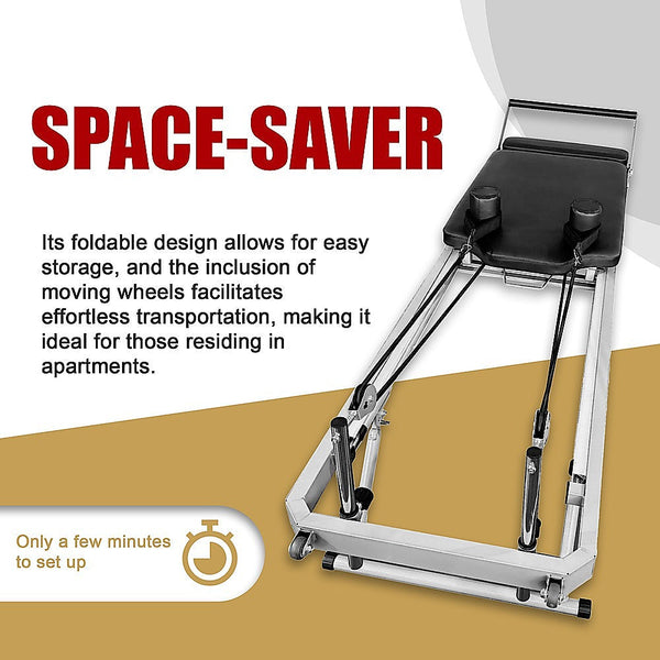 Randy & Travis Machinery Pilates Reformer Foldable Gym Yoga & Pilates Accessories