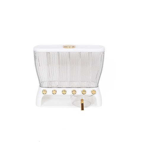 Randy & Travis Machinery 6 Grids Dispenser Storage Container Rice Cereal Beans Grain Food Storage Containers