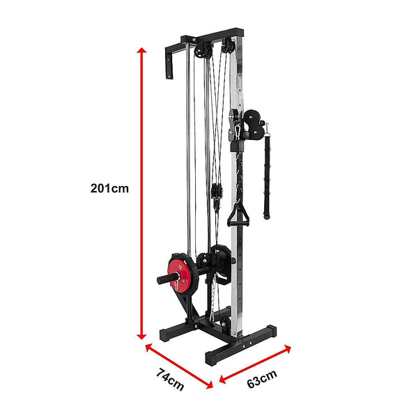 Randy & Travis Machinery Wall Mounted Dual Pulley Tower Home Gyms