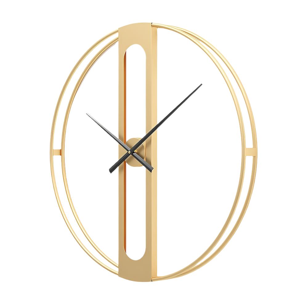 Gold Clover Metal Wall Clock Wall Clocks