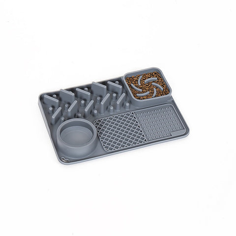 Randy & Travis Machinery Pet Licking Mat Bite Resistant Non Slip Slow Feeder Dishes Feeders & Fountains