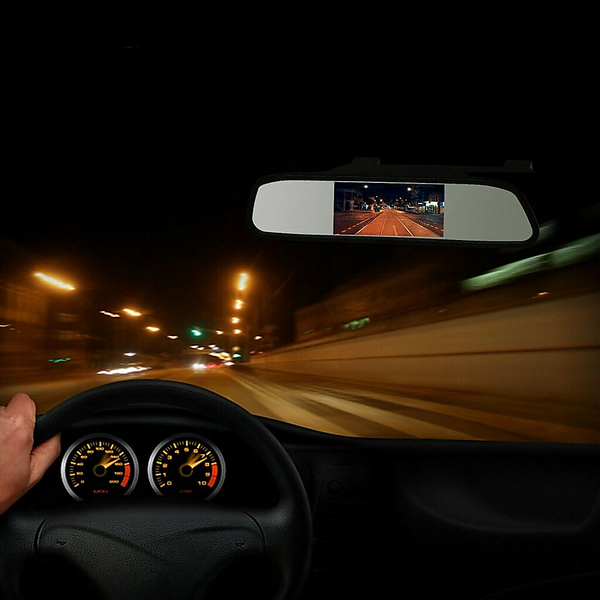 Randy & Travis Machinery 120 Degrees Camera Mirror Car Rear View Reverse Night Vision Parking System Kit Rear View Monitors/Cams & Kits