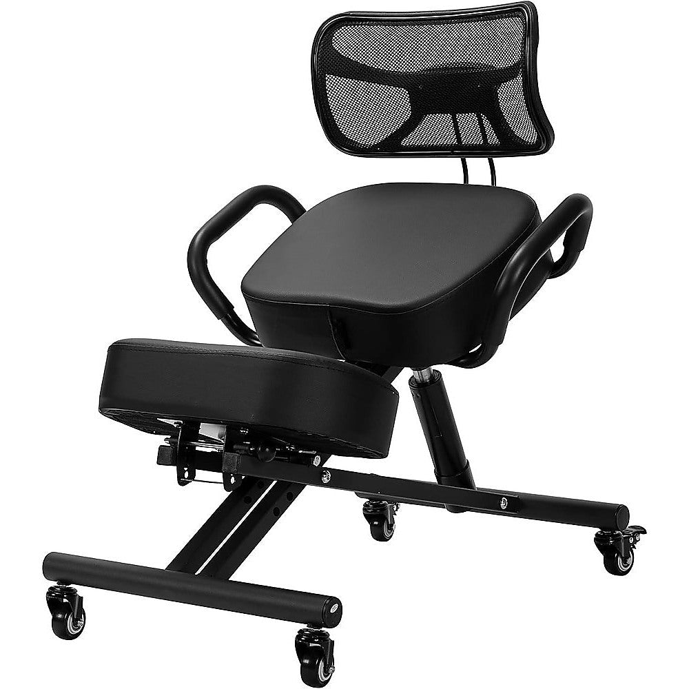 Office Chairs Randy & Travis Machinery Ergonomic Kneeling Posture Chair With Backrest Adjustable Height And Casters