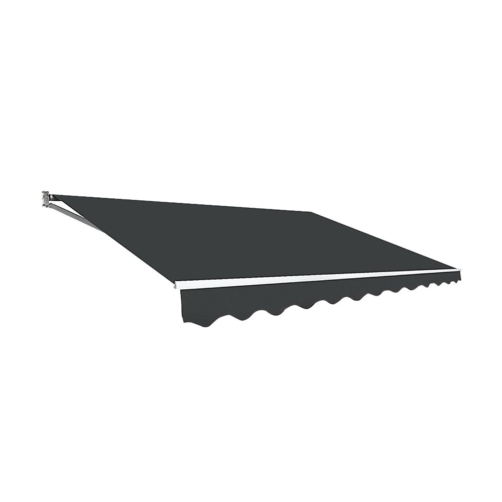 Bariloche Outdoor Folding Arm Awning Retractable Sunshade Canopy Grey 4.0M X 3.0M Awning & Canopy Parts