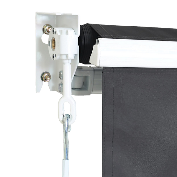 Bariloche Outdoor Folding Arm Awning Retractable Sunshade Canopy Grey 4.0M X 3.0M Awning & Canopy Parts