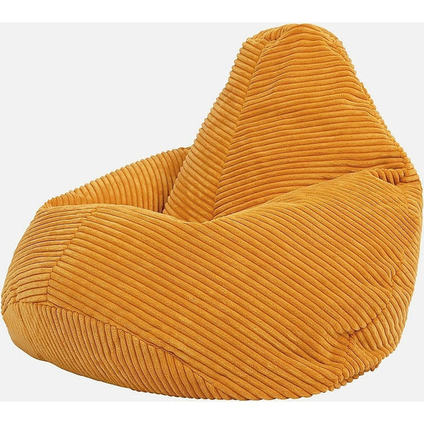 Randy & Travis Machinery Jumbo Cord Beanbag Chair Cover Unfilled Large Bag Mustard Bean Bags & Inflatables
