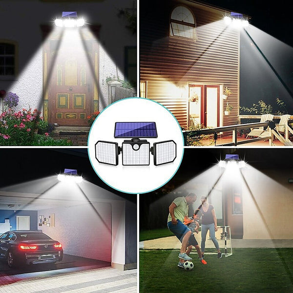 Randy & Travis Machinery 230 Led Solar Lights Outdoor 260Lm Waterproof Motion Sensor Security Wall Lamp Landscape & Walkway Lights