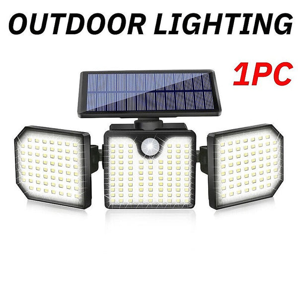 Randy & Travis Machinery 230 Led Solar Lights Outdoor 260Lm Waterproof Motion Sensor Security Wall Lamp Landscape & Walkway Lights