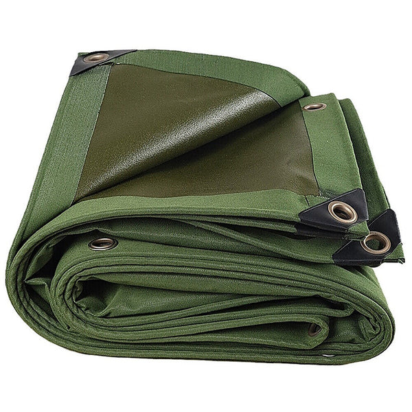 Randy & Travis Machinery 3X4m Army Heavy Duty Waterproof Canvas Tarp Tarpaulin Sun Blocked Dustproof Tarps