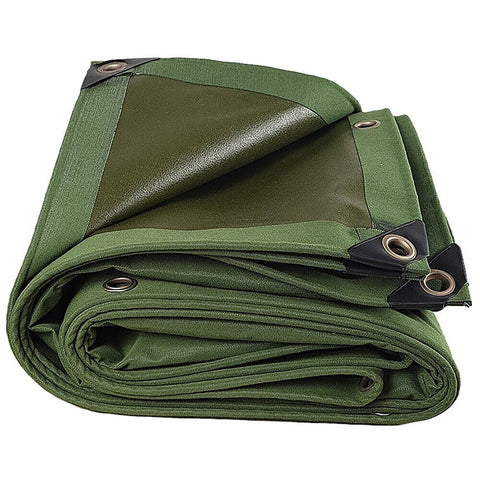 Randy & Travis Machinery 3X4m Army Heavy Duty Waterproof Canvas Tarp Tarpaulin Sun Blocked Dustproof Tarps