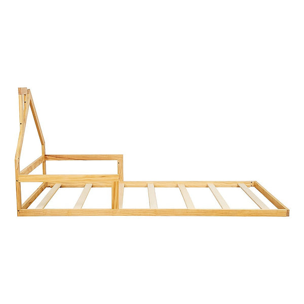 Palermo Pine Wood Floor Bed House Frame For Little One Single Bed Frames