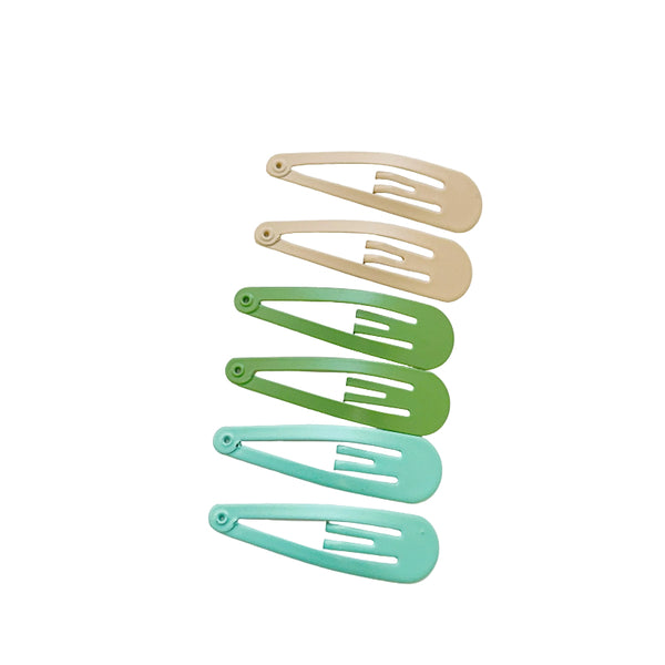 Essential Snap Hair Clips Black 12 Pieces Hair Accessories