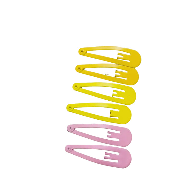 Essential Snap Hair Clips Black 12 Pieces Hair Accessories
