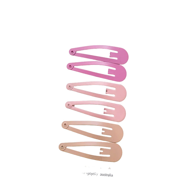 Essential Snap Hair Clips Black 12 Pieces Hair Accessories