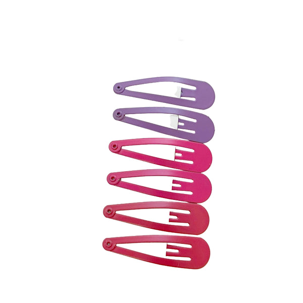 Essential Snap Hair Clips Black 12 Pieces Hair Accessories