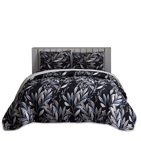 Whimsical Quilted Bedspread And Pillowcovers Set: Add Fun To Your Space Queen Size Queen Doonas